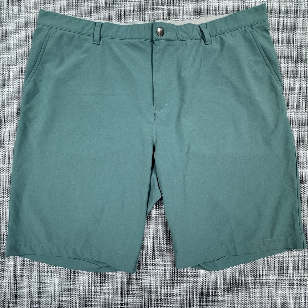 Adidas Ultimate365 Men's Golf Shorts Green Size 42 Flat Front Performance